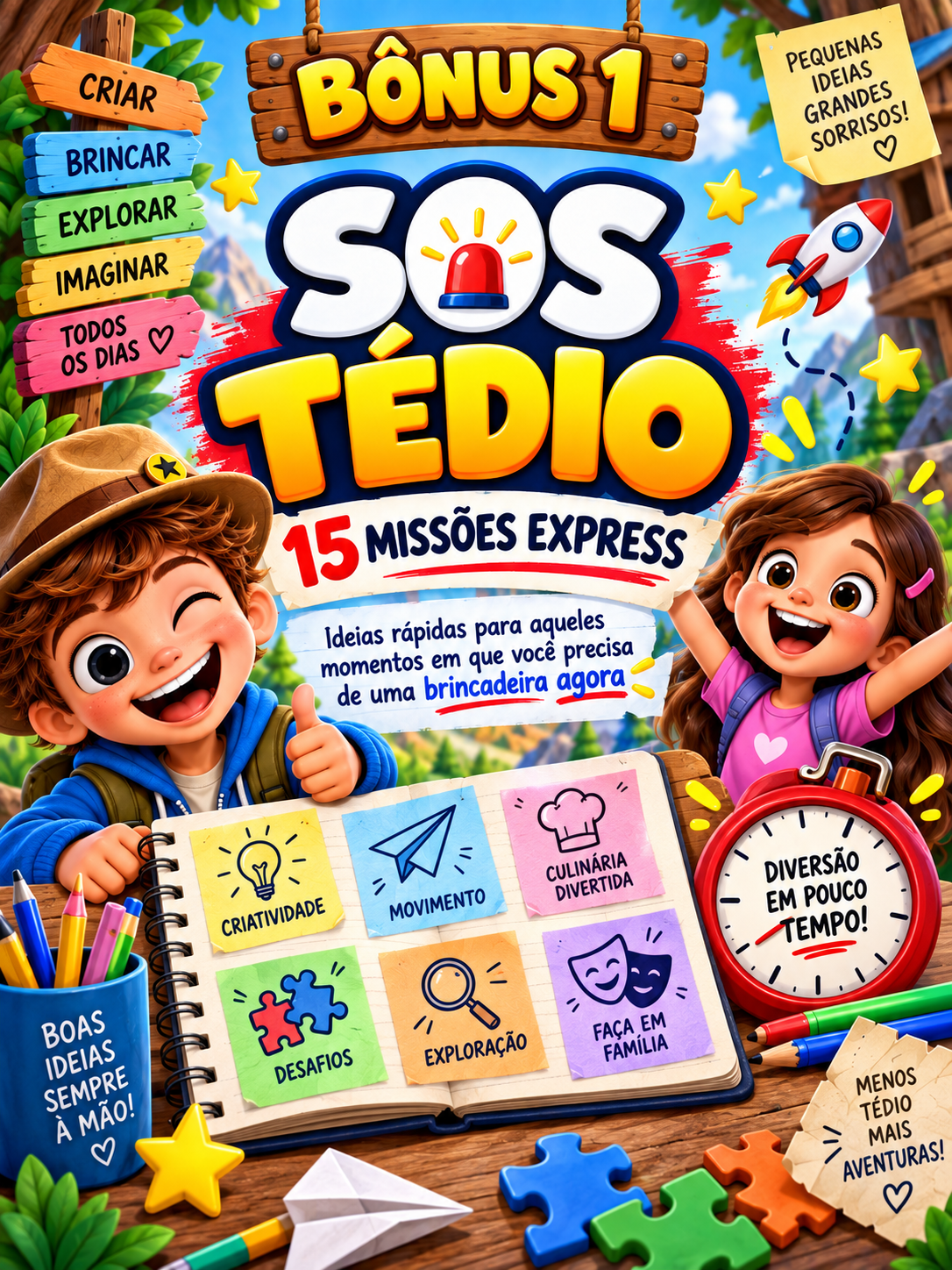 Prévia do Bônus 1 — 15 Missões Express